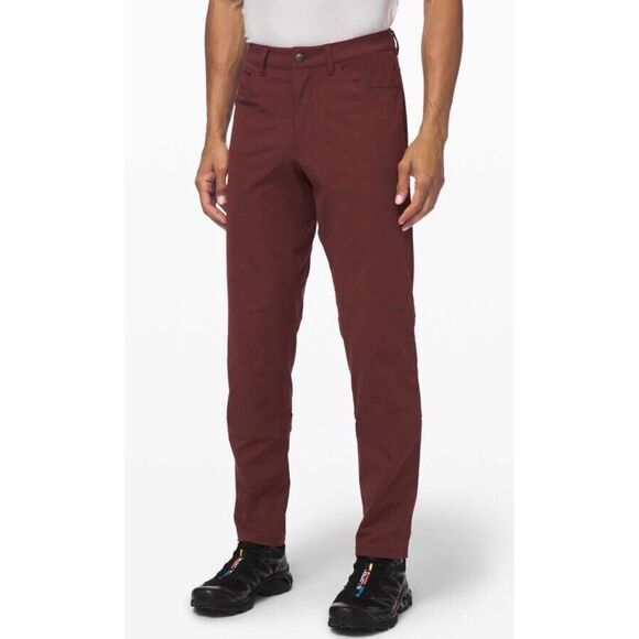 Lemon Other - Lululemon ABC Pant Classic *34" Maroon Size 34 Athletic